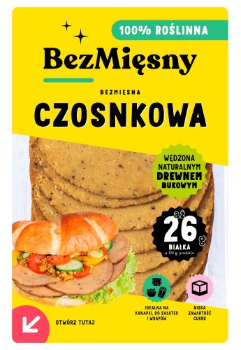 Bezmięsna szynka czosnkowa 120 g BVTCHER