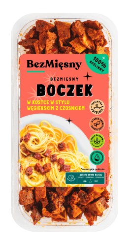 Bezmięsny Boczek w kostce w marynacie węgierskiej 100 g BVTCHER