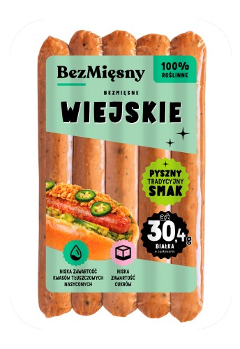 Bezmięsne kiełbaski wiejskie 180 g BVTCHER